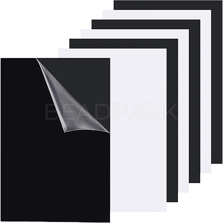 6Sheets 2 Colors ABS Plastic Plates KY-BC0001-21-1