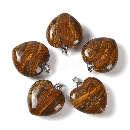 Natural Tiger Iron Pendants GG-CBAA0EE-04P-16-1
