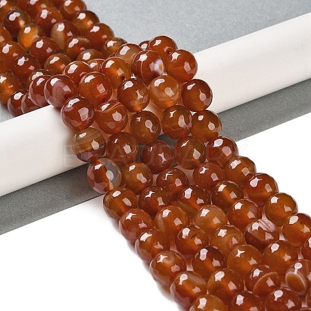 Natural Agate Beads Strands G-M437-B01-01H-1