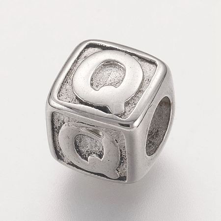 Tarnish Resistant 304 Stainless Steel European Beads LS-STAS-E115-P-Q-1