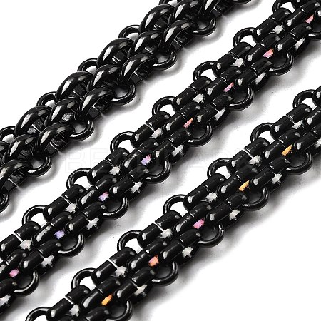 304 Stainless Steel Woven Link Chains CHS-S012-02B-1