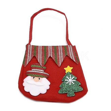 Christmas Non-woven Fabrics Candy Bags Decorations ABAG-I003-04A-1