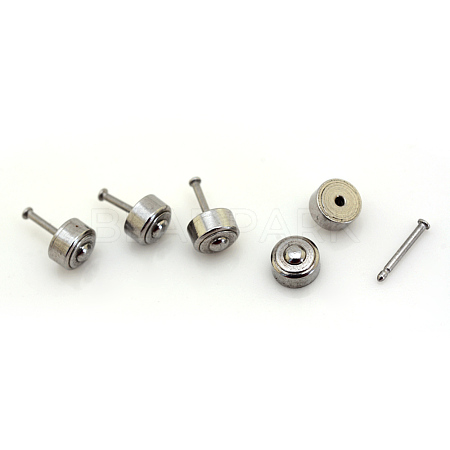 304 Stainless Steel Lapel Pin Backs STAS-S046-36-1