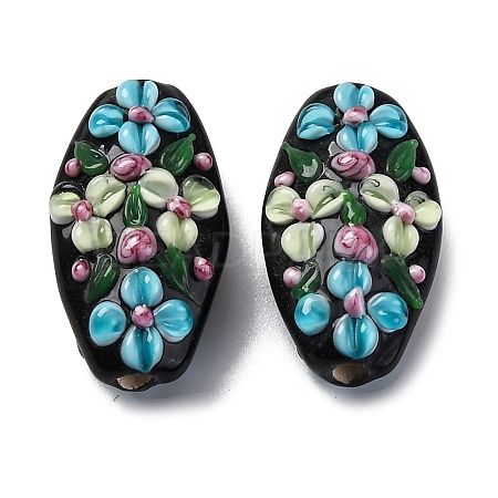 Handmade Lampwork Beads LAMP-K042-02B-1