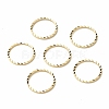 Brass Linking Rings KK-F831-018E-G-RS-1