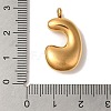 Ion Plating(IP) 304 Stainless Steel Pendants STAS-M017-08G-03-3