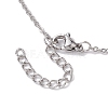 304 Stainless Steel Cable China Necklaces NJEW-JN04868-02-6