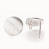 Brass Ear Stud Findings LS-X-KK-S336-15P-1