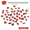 SUNNYCLUE Natural Red Jasper Chip Beads G-SC0001-28-2