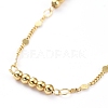 Brass Link Chain Bracelets BJEW-JB05220-2