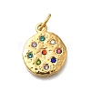 304 Stainless Steel Rhinestone Pendants STAS-R159-54G-2