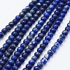 Natural Lapis Lazuli Beads Strands G-F561-4mm-G-1