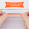 18Pcs 9 Colors Silicone Pendant SIL-GF0001-21-5