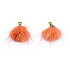 Faux Mink Fur Tassel Pendant Decorations FIND-S300-37S-4