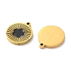 Ion Plating(IP) 304 Stainless Steel Enamel Charms STAS-M102-23G-03-2