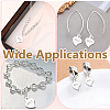 24Pcs 925 Sterling Silver Chain Extender Drop STER-HY0001-15-5