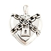 Tibetan Style Alloy Pendants PALLOY-Z021-01C-AS-1