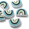 6Pcs Food Grade Eco-Friendly Silicone Focal Beads SIL-YW0001-04B-3