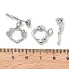 Brass Toggle Clasps KK-B129-20P-3