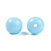 Opaque Solid Color Glass Beads GLAA-N007-8mm-A15-2