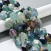 Natural Fluorite Beads Strands G-C182-15-02-2