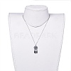 304 Stainless Steel Dangle Earrings & Pendant Necklaces Jewelry Sets SJEW-JS01049-5