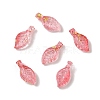 Transparent Acrylic and Gold Foil Pendants AC-CBAF9C1-04A-01-2