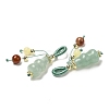 Natural Green Aventurine Pendants G-K341-12G-3