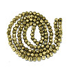 Electroplate Non-magnetic Synthetic Hematite Beads Strands G-S352-44A-01-2