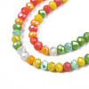 Opaque Glass Beads Strands X-GLAA-T006-07-A05-2