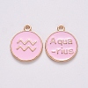 Alloy Enamel Pendants ENAM-S124-01B-09J-1