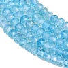 Natural Blue Topaz Beads Strands G-B175-A21-3x4mm-4
