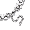 Non-Tarnish 304 Stainless Steel Link Chain Necklaces NJEW-Q340-09P-3