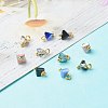 Electroplate Glass Charms PALLOY-JF00821-05-2