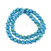 Handmade Millefiori Glass Beads Strands LAMP-H067-01G-2