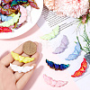 50pcs UV Plating Opaque Acrylic Beads MACR-SP0001-13-3