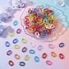 20Pcs Transparent Acrylic Quick Link Connectors OACR-TADJ0001-03J-5