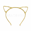 Hair Accessories Iron Kitten Hair Band Findings OHAR-S196-05-1