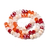 Glass Beads Strands EGLA-A034-M8mm-27-3