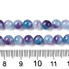 Dyed Natural White Jade Beads Strands G-T138-6mm-210-6-5