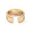 Brass Micro Pave Cubic Zirconia Open Rings RJEW-J017-VC278-3