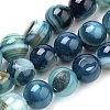 Natural Striped Agate/Banded Agate Beads Strands G-S259-04C-12mm-1