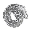 Frosted Crackle Glass Beads Strands GLAA-U001-8mm-M06-3