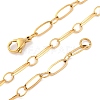 304 Stainless Steel Oval Link Chain Necklaces NJEW-Q013-09G-2