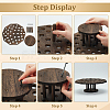 Polygon Wooden Display Stands ODIS-WH0030-100-4