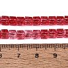 Crackle Transparent Glass Beads Strands GLAA-N062-4mm-13-2
