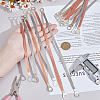 Flat Copper Braided Automotive Ground Strap with Lugs KK-BC0015-32B-3