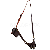 PU Leather with Alloy Waist Fencing Sheath AJEW-WH0419-03A-1