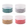 Baking Paint Glass Seed Beads SEED-CJ0001-01-7