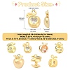 7Pcs 7 Styles Brass Pendants KK-CJ0005-85-2